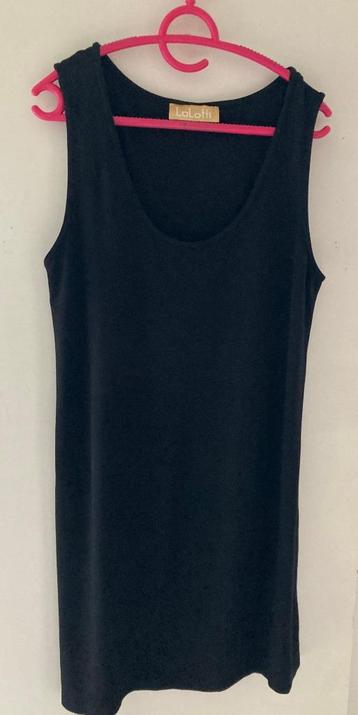 Zwarte jurk zonder mouwen " LaLotti" maat 46-nieuw