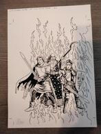 Originele cover Rode Ridder 211 Het vuur e/d maagd, Eén stripboek, Ophalen of Verzenden, Zo goed als nieuw