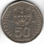 Portugal : 50 Escudos 1988  KM#636  Ref 14011, Postzegels en Munten, Ophalen of Verzenden, Overige landen, Losse munt