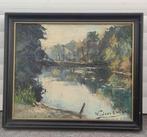 Huile sur toile signe walter jonckheere, Antiek en Kunst, Ophalen of Verzenden