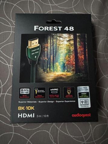 Câble HDMI 2.1 Audioquest Forest 48 3 mètres disponible aux enchères