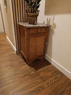 Eiken kast met marmeren blad, Huis en Inrichting, Ophalen of Verzenden