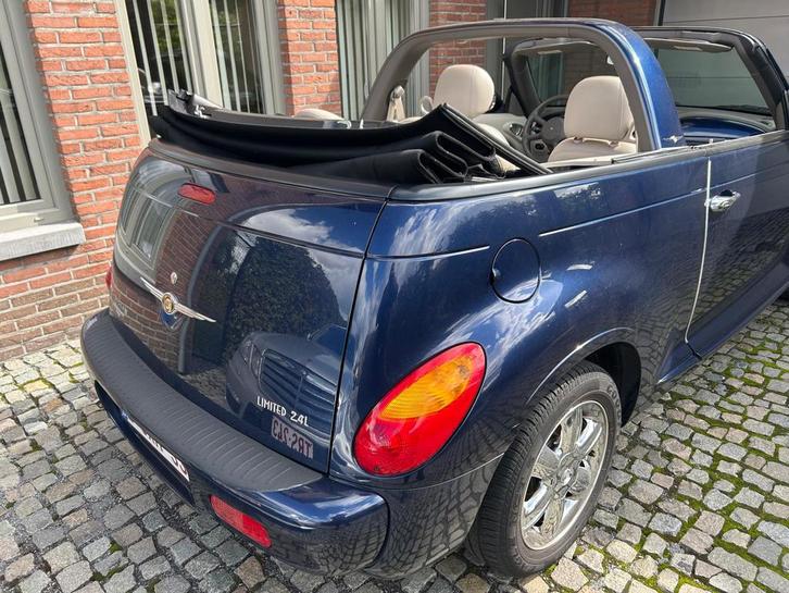 Chrysler PT Cruiser Cabriolet, Auto's, Chrysler, Particulier, PT Cruiser, Benzine, Cabriolet, 2 deurs, Handgeschakeld, Blauw, Beige