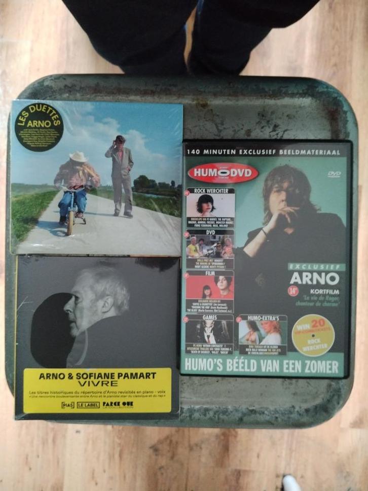 CD pakket Arno (2 Cds + DVD Werchter), Cd's en Dvd's, Cd's | Rock, Zo goed als nieuw, Alternative, Verzenden