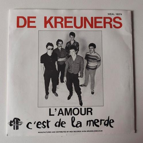 De Kreuners - L'amour C'est De La Merde, Cd's en Dvd's, Vinyl Singles, Zo goed als nieuw, Single, 7 inch, Ophalen of Verzenden