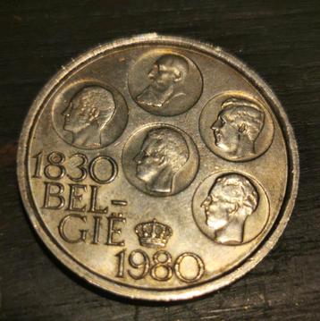 🇧🇪 1830-1980 Zilveren munt 500 Frank Francs BE  beschikbaar voor biedingen
