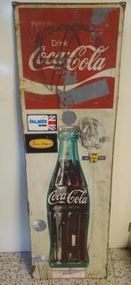 Plaque publicitaire Vintage Coca Cola Grand modèle de 1972, Enlèvement, Utilisé, Panneau publicitaire