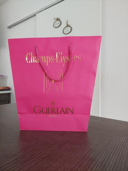 Reclametas Champs Elysees Guerlain Paris, Handtassen en Accessoires, Uiterlijk | Parfum, Zo goed als nieuw, Ophalen of Verzenden
