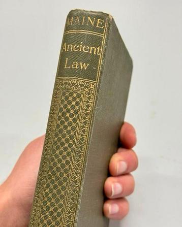Ancient Law, Early History of Society - Origineel 1910 boek