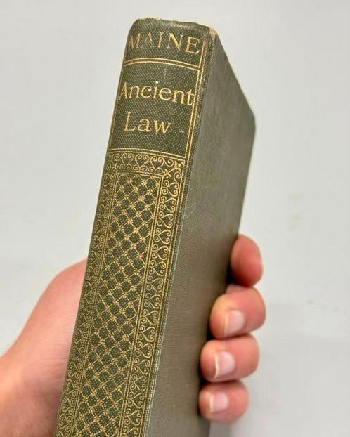 Ancient Law, Early History of Society - Origineel 1910 boek, Antiek en Kunst, Antiek | Boeken en Manuscripten, Ophalen of Verzenden