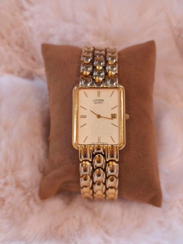 Citizen Tank 4671-E07255, Handtassen en Accessoires, Ringen, Gebruikt, Dame, Goud, IJzer of Staal, Ophalen of Verzenden