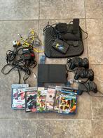 PlayStation 2 | 3 controllers | 6 spelletjes + extra’s, Games en Spelcomputers, Spelcomputers | Sony PlayStation 2, Ophalen, Zwart