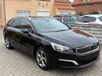 Peugeot 508SW 1.6i Benzine Automaat Camera Leder Euro6, Auto's, 4 cilinders, Zwart, Leder, Bedrijf