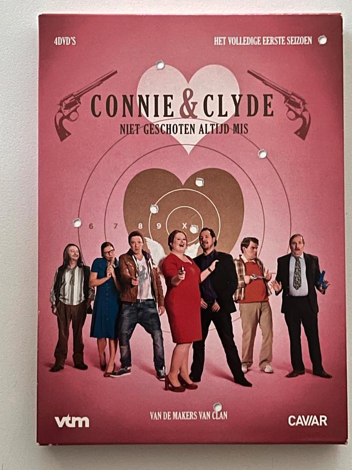 Connie & Clyde - Seizoen 1 (DVD), Cd's en Dvd's, Dvd's | Tv en Series, Gebruikt, Komedie, Boxset, Alle leeftijden, Ophalen of Verzenden