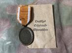 WW2 Schutzwall medaille+zakje, Enlèvement ou Envoi