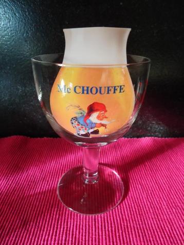 Br;d'Achouffe : Mc Chouffe glas 25cl , kelk model, Enlèvement ou Envoi, Neuf, Verre ou Verres, Duvel