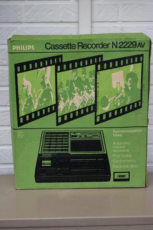 cassette player/ recorder PHILIPS uit 1977, TV, Hi-fi & Vidéo, Decks cassettes, Simple, Philips, Enlèvement ou Envoi