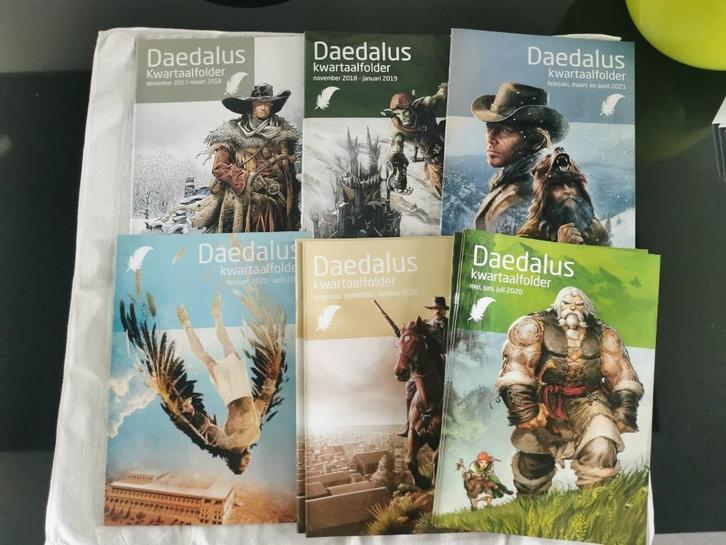 Daedalus - de Pluim - diverse kwartaalfolders, Boeken, Stripverhalen, Nieuw, Meerdere stripboeken, Ophalen of Verzenden