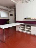 Witte bureau, Huis en Inrichting, Bureaus, Ophalen, Bureau