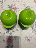 Set van 2 Tupperware appeldoosjes, Ophalen of Verzenden, Zo goed als nieuw, Groen, Bak of Kom