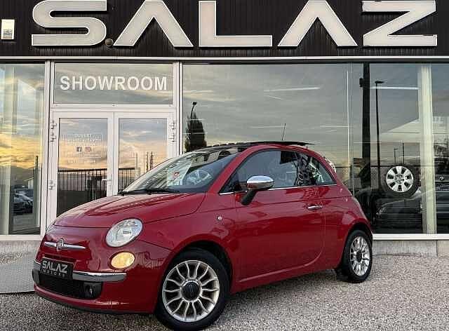 Fiat 500 1.3multi/PAPIER ROSE OK  / CUIR + TOIT OUVRANT, Autos, Fiat, Entreprise, ABS, Airbags, Air conditionné, Ordinateur de bord
