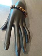 Herenarmband Victoria, Bruin, Nieuw, Ophalen of Verzenden, Met bedels of kralen