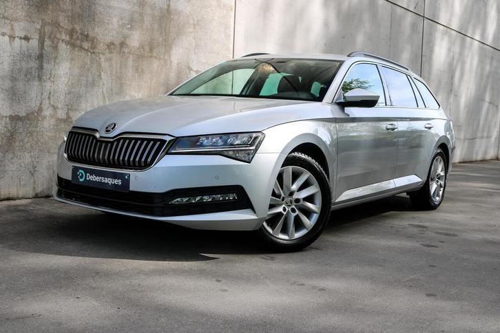Skoda Superb 1.5 TSI DSG, Auto's, Skoda, Bedrijf, Superb, Benzine, Euro 6, Break, Automaat, Zilver of Grijs