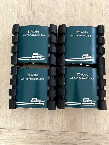 4 boîtiers BSS Audio AR-133 Active DI, Enlèvement ou Envoi, Comme neuf, Audio