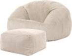 Zitzakfauteuil , Beige NIEUW, Maison & Meubles, Sièges-poires, Enlèvement, Neuf, Beige, Pouf