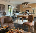 Landelijke stoelen, Huis en Inrichting, Stoelen, Ophalen, Bruin, Stof