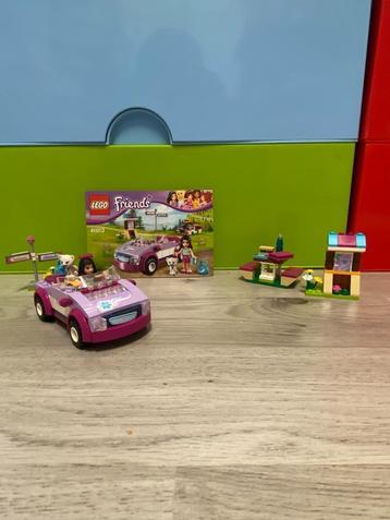 Lego Friends - 41013+41352 - Emma's sportauto + Big Race Day beschikbaar voor biedingen