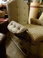 vintage relax chrome fauteuil zetel 70er, Ophalen, Huis en Inrichting