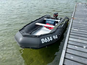 Rubberboot 4m20 & Mercury 15 Pk in topstaat beschikbaar voor biedingen