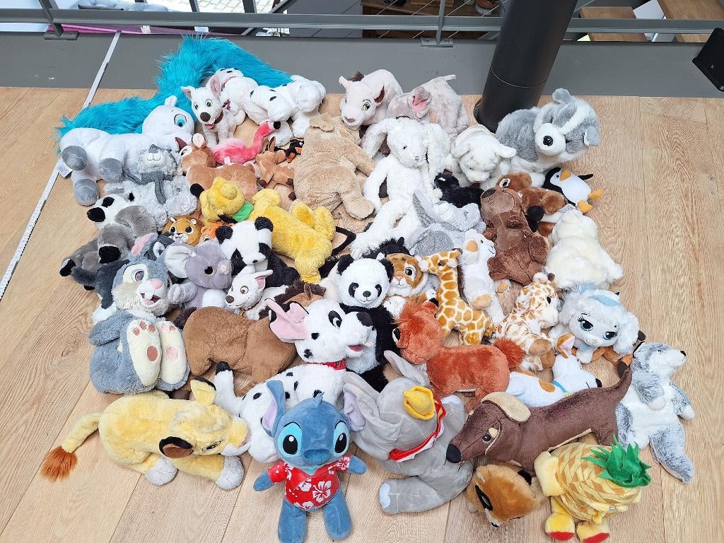 Peluche (Disney - Ty ... ) en lot ou à la pièce., Disney, Ophalen of Verzenden, Zo goed als nieuw, Overige merken