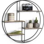 Wandrek rond in zwart metaal - 1+1 gratis, Huis en Inrichting, Ophalen, Zo goed als nieuw