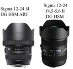 2 lenzen Sigma 12-24mm voor Canon EF (full frame), Enlèvement ou Envoi, Comme neuf, Objectif grand angle, Zoom