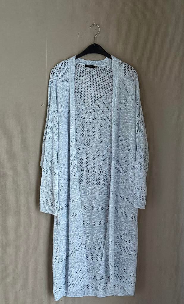 Nieuwe licht blauwe lange zomer vest (42), Ophalen, Nieuw, Maat 42/44 (L), Blauw