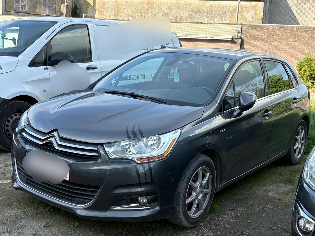 Citroën C4 1.2VTI-full Options!!!-€uro 6B-130cv-166km, Autos, Argent ou Gris, Achat, Euro 6, Noir