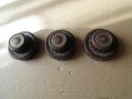 Lot de 3 boutons tsf bakelite, Enlèvement ou Envoi