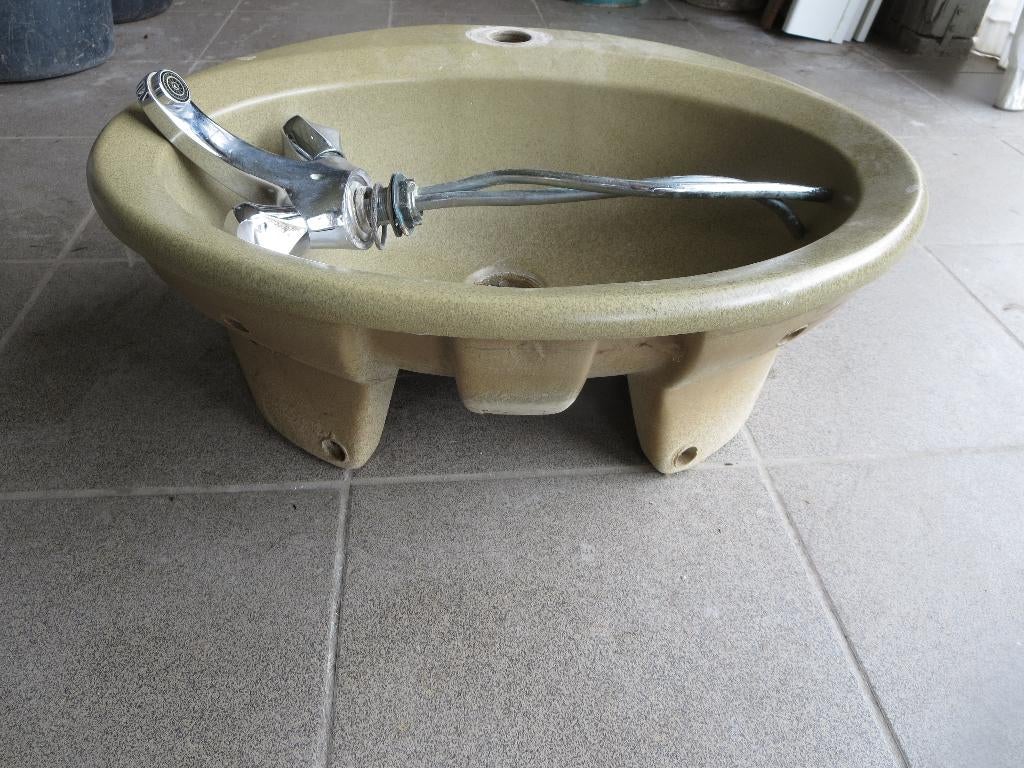 mengkraan + wasbak, Ophalen, Gebruikt, Kraan