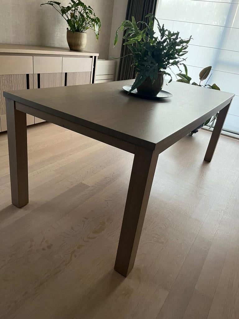 Tafel, dressoir en vitrinekast met LED-verlichting, Ophalen, Zo goed als nieuw