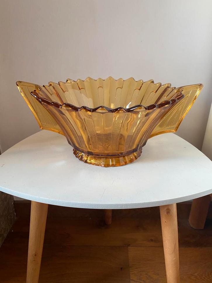 Scilmont Henri Heemskerke Art Deco reisbeker, Antiek en Kunst, Antiek | Glaswerk en Kristal, Ophalen of Verzenden