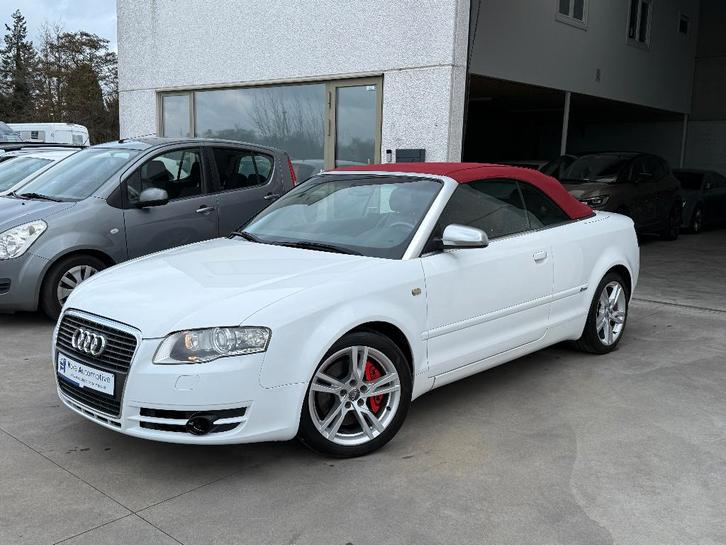 Audi A4 Cabrio S-Line, 2.0i Turbo, Autom, 2008, Cruise Contr, Auto's, Audi, Bedrijf, Te koop, A4, ABS, Benzine, Euro 4, Cabriolet