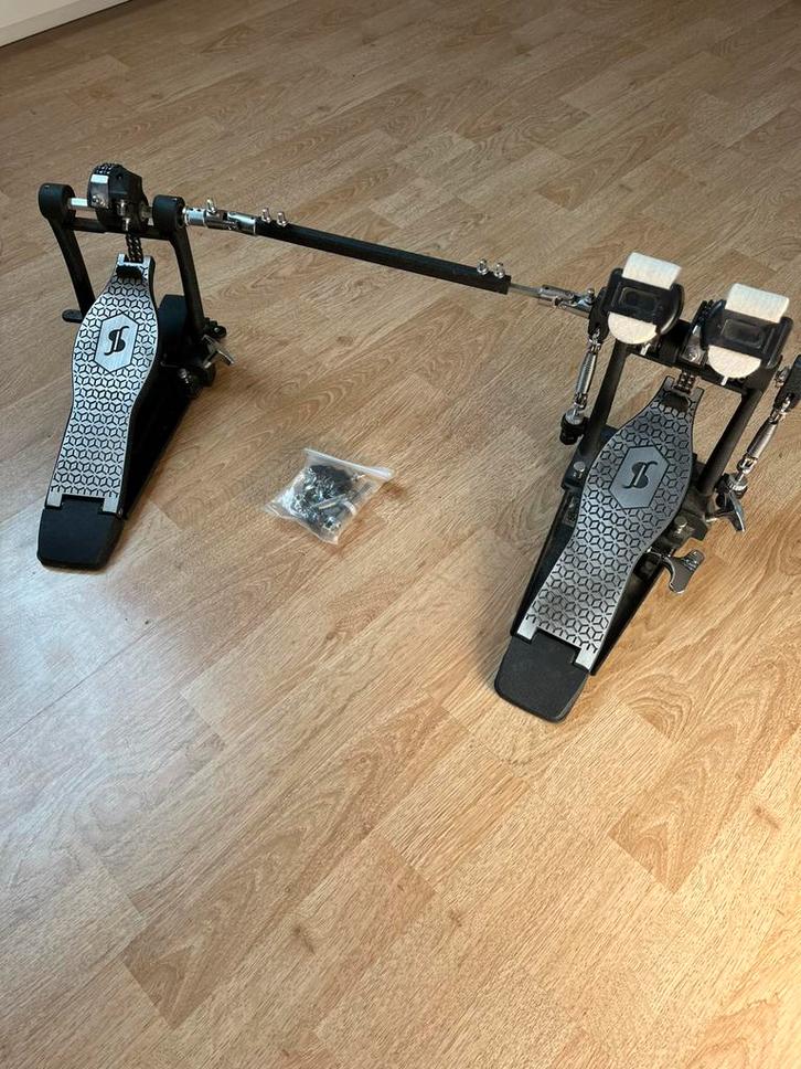 Stagg PPD-52 dubbel bassdrumpedaal, Muziek en Instrumenten, Drumstellen en Slagwerk, Zo goed als nieuw, Overige merken, Ophalen