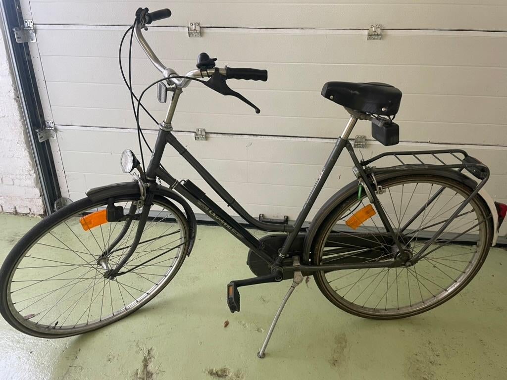 Grote damesfiets Cleveland (Grijs), Fietsen en Brommers, Fietsen | Dames | Damesfietsen, Gebruikt, Overige merken, (Extra) lage instap