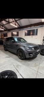 Range rover sport 3.0 v6, Auto's, Automaat, Euro 6, Zwart, Leder