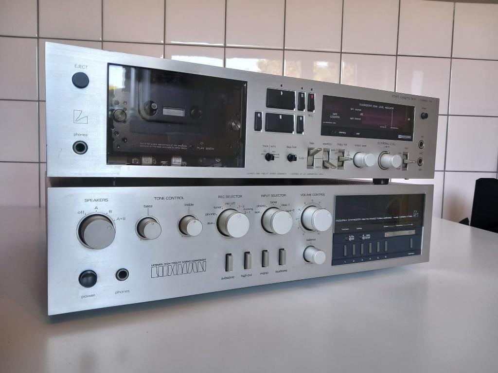 Luxman R-2050 & K-8, Gebruikt, Ophalen, Overige merken, Minder dan 60 watt