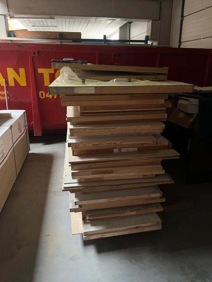 vantaux de porte, Bricolage & Construction, Fenêtres & Moustiquaires, Utilisé, Porte intérieure, 200 à 215 cm, 80 à 100 cm, Bois