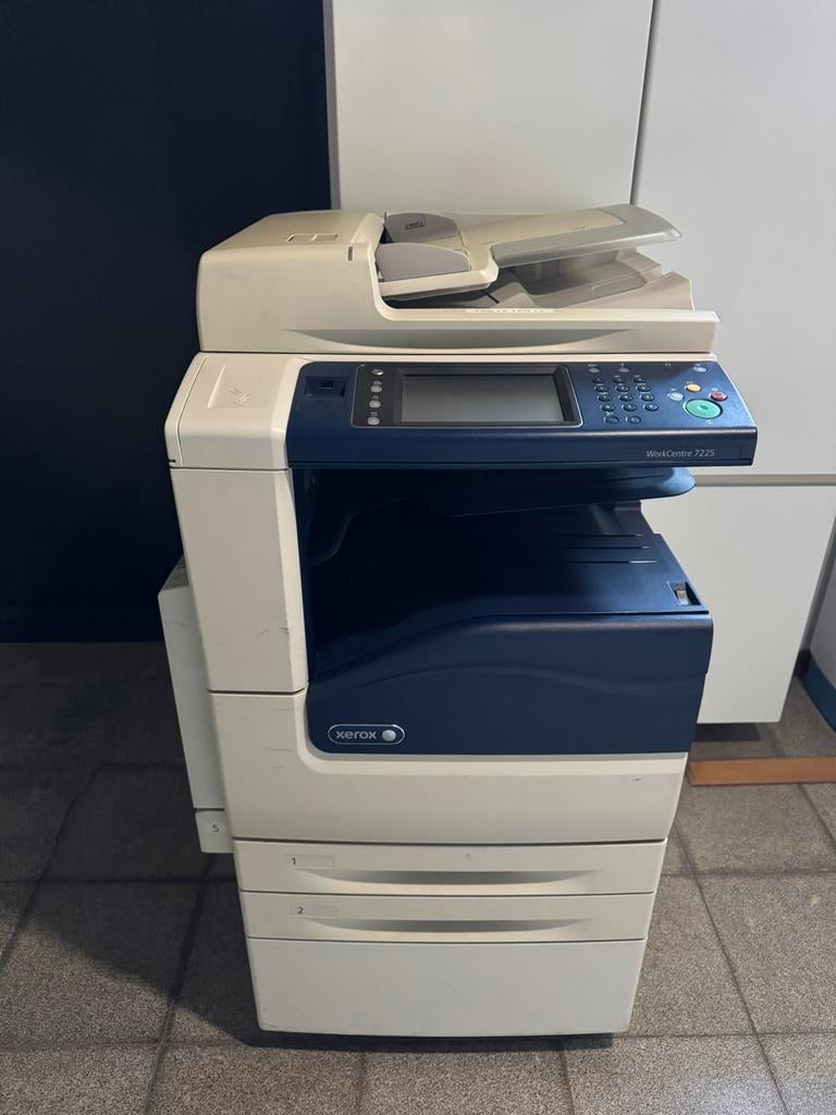 Kopieermachine Xerox Workcentre 7225, Computers en Software, Printers, Gebruikt, Kopieermachine, Laserprinter, Faxen, Kleur printen