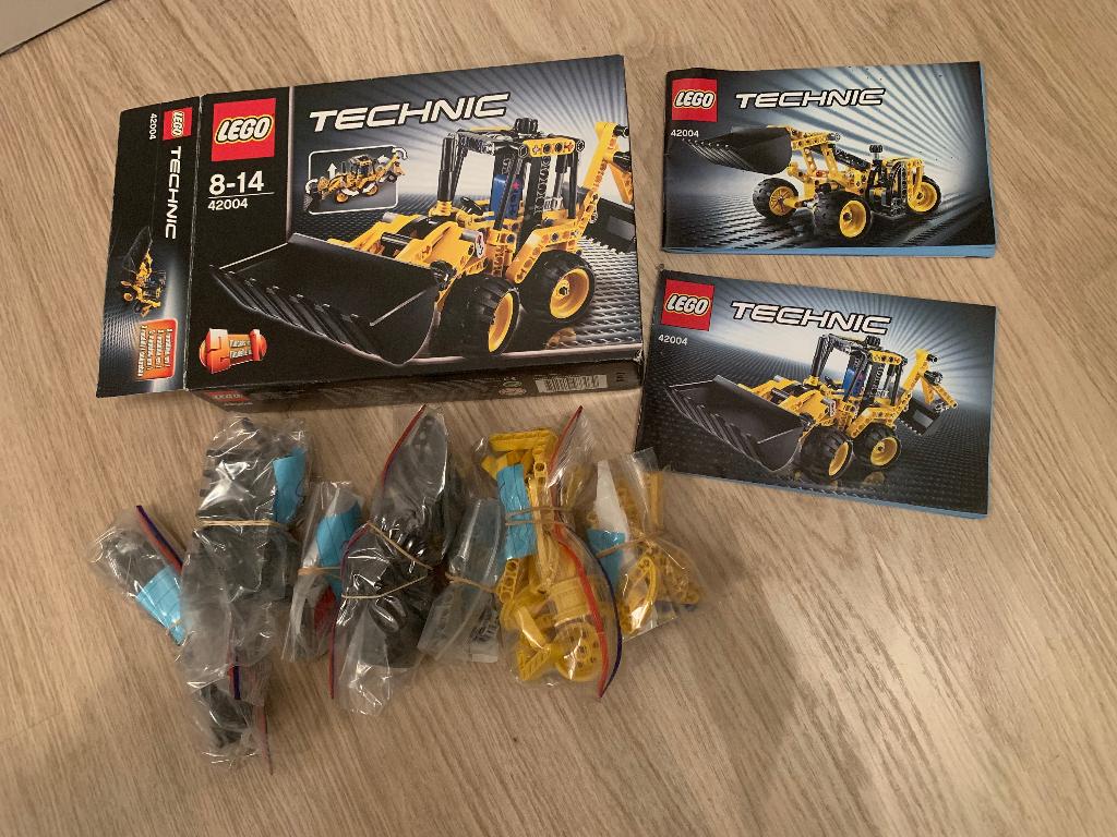 Lego technic 42004 Mini backhoe, Ophalen of Verzenden, Zo goed als nieuw, Lego